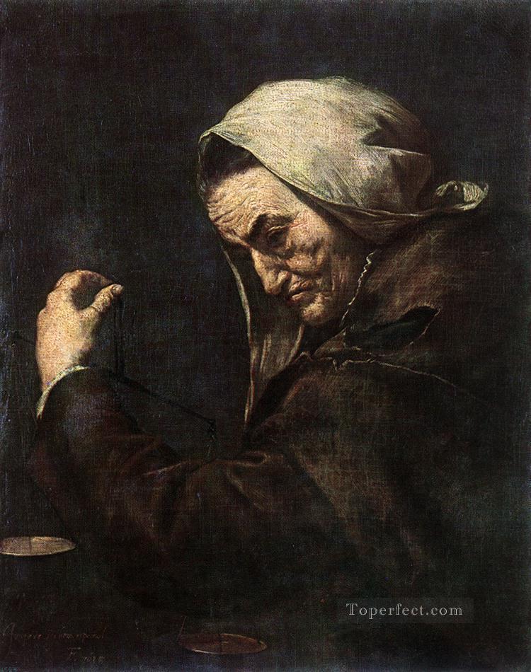 Un viejo tenebrismo prestamista Jusepe de Ribera Pintura al óleo